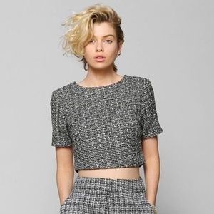 Urban Outfitters Tweed Crop Top